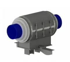Anchored Cryo-wrap pipe support