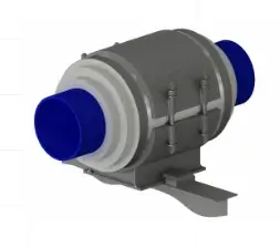 Guided Cryo-wrap pipe support