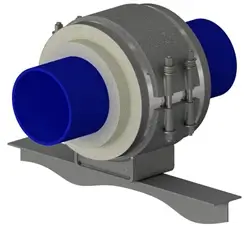 Sliding pre insulated polyurethane supports